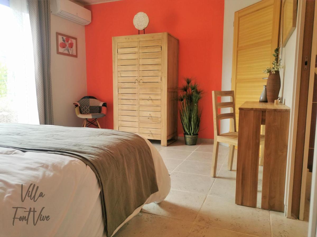 Villa Font Vive - Chambres D'Hotes Eco-Labellisees Avec Cuisine - Confort, Calme Et Vue Exceptionnels ! Гроспиер Екстериор снимка