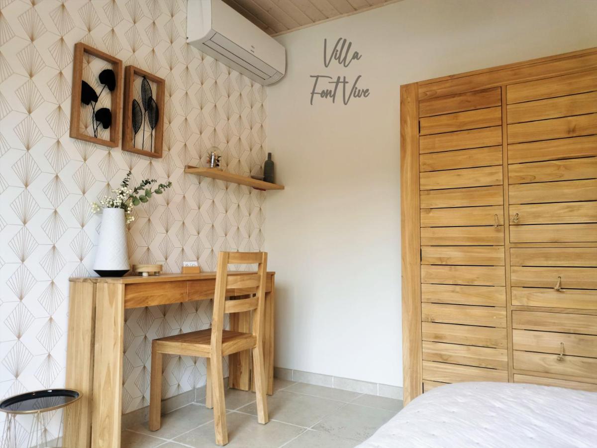 Villa Font Vive - Chambres D'Hotes Eco-Labellisees Avec Cuisine - Confort, Calme Et Vue Exceptionnels ! Гроспиер Екстериор снимка
