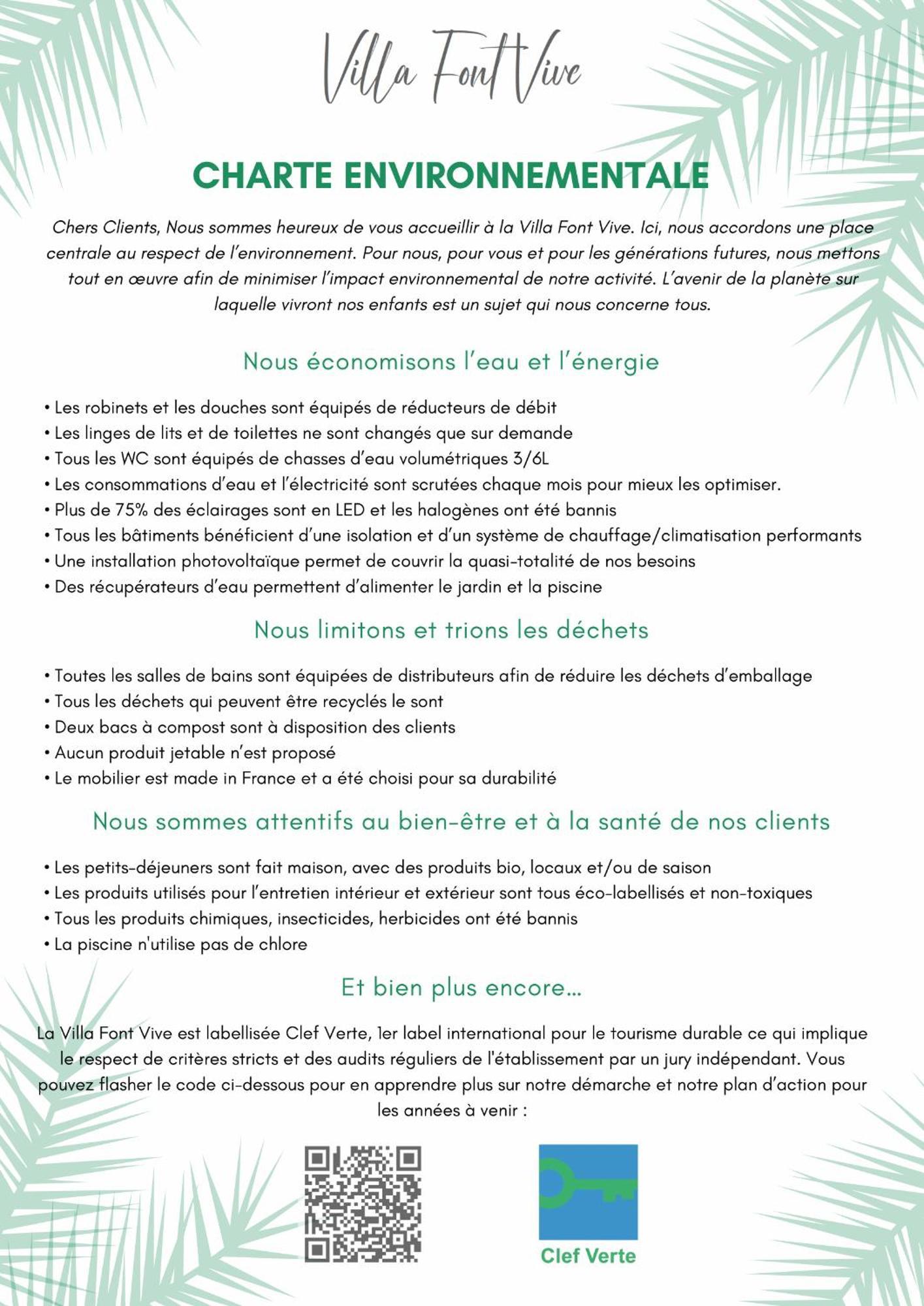 Villa Font Vive - Chambres D'Hotes Eco-Labellisees Avec Cuisine - Confort, Calme Et Vue Exceptionnels ! Гроспиер Екстериор снимка